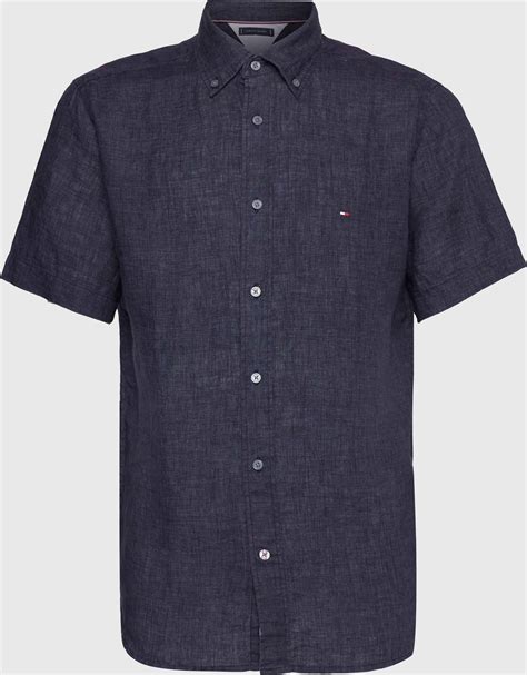 kortærmet skjorte hilfiger